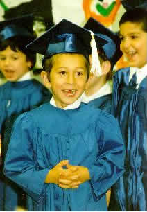 academic cap and gown kindergarten