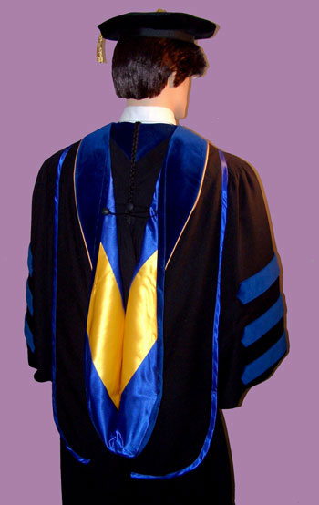 Doctoral Gowns And Phd Gown To Go With Tam And Hood For Academic Regalia